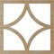 Ekena Millwork Statesman Wood Fretwork Pierced Ceiling Medallion, Hickory, 20"OD x 12 3/4"ID x 3/8"T CMWP20X20X0375STHI - alternate 2